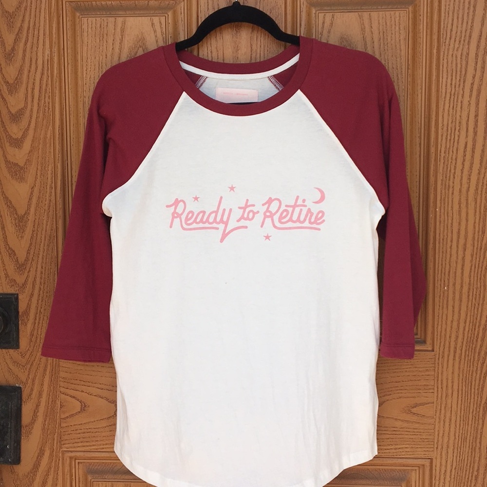 Ban.do Ready To Retire‎ Ragan T Shirt
